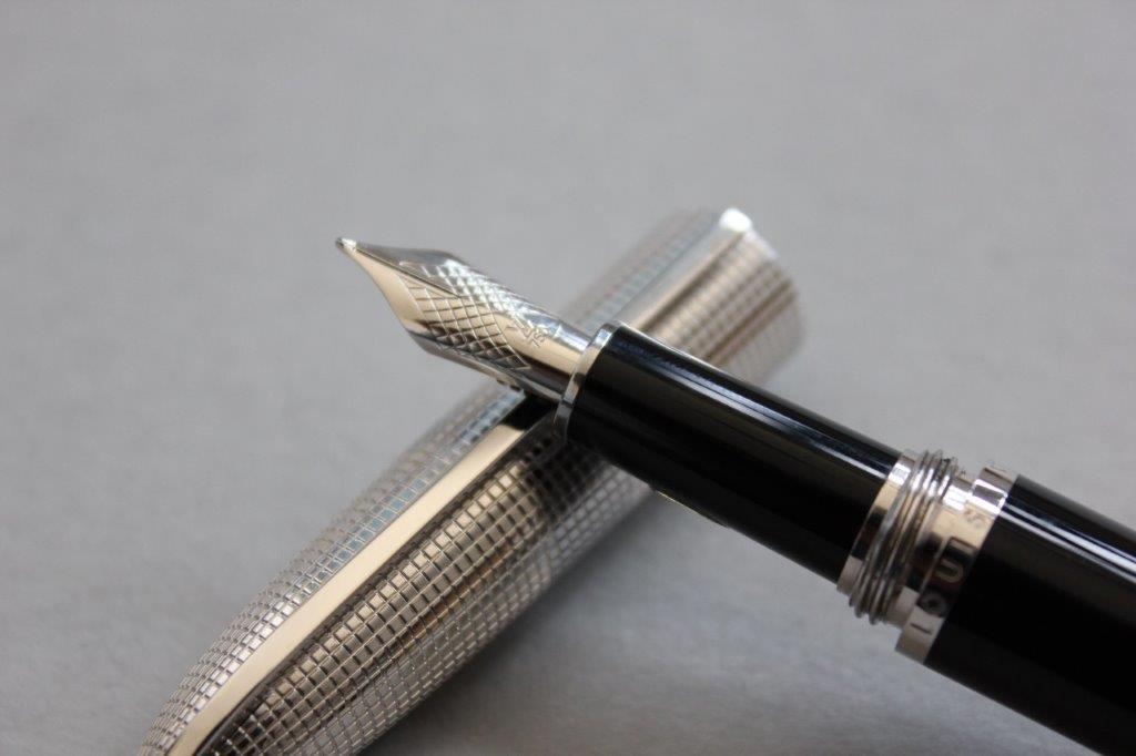 Louis Vuitton Doc Black And Silver Fountain Pen - Vintage and Modern Pens