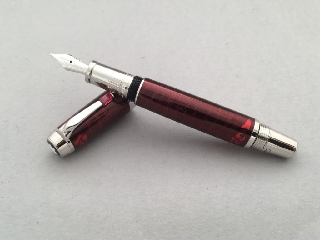 Montblanc Bohème Paso Doble Rouge Retractable Fountain Pen Medium Nib