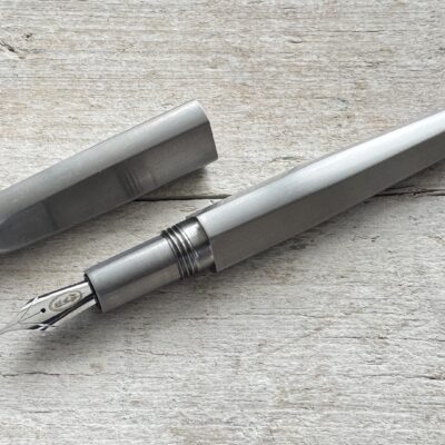 R A W 3   Solid Titanium  Fountain Pen | Available In All Nibs sizes