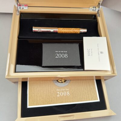 Graf Von Faber-Castell pen Pen of the Year 2008 Indian Satinwood Limited Edition Fountain Pen | Fine Nib