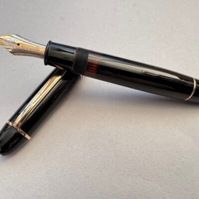 1950s Montblanc 149 Silver Rings Telescopic Piston Filler Celluloid  Fountain Pen | Medium Nib