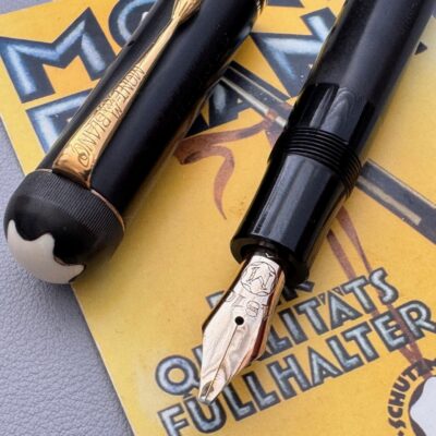 Montblanc Meisterstuck No 40 Black  Push Knob Filler Fountain Pen |  4810-225 14CT Gold BB Nib