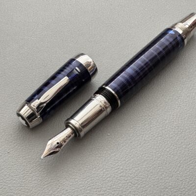 Montblanc Bohème Paso Doble Bleu  Retractable  Fountain Pen | Medium Nib