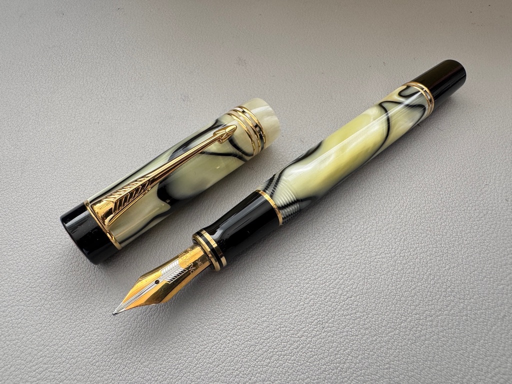 Parker Duofold Centennial Special Edition Norman Rockwell Fountain Pen | Medium Nib