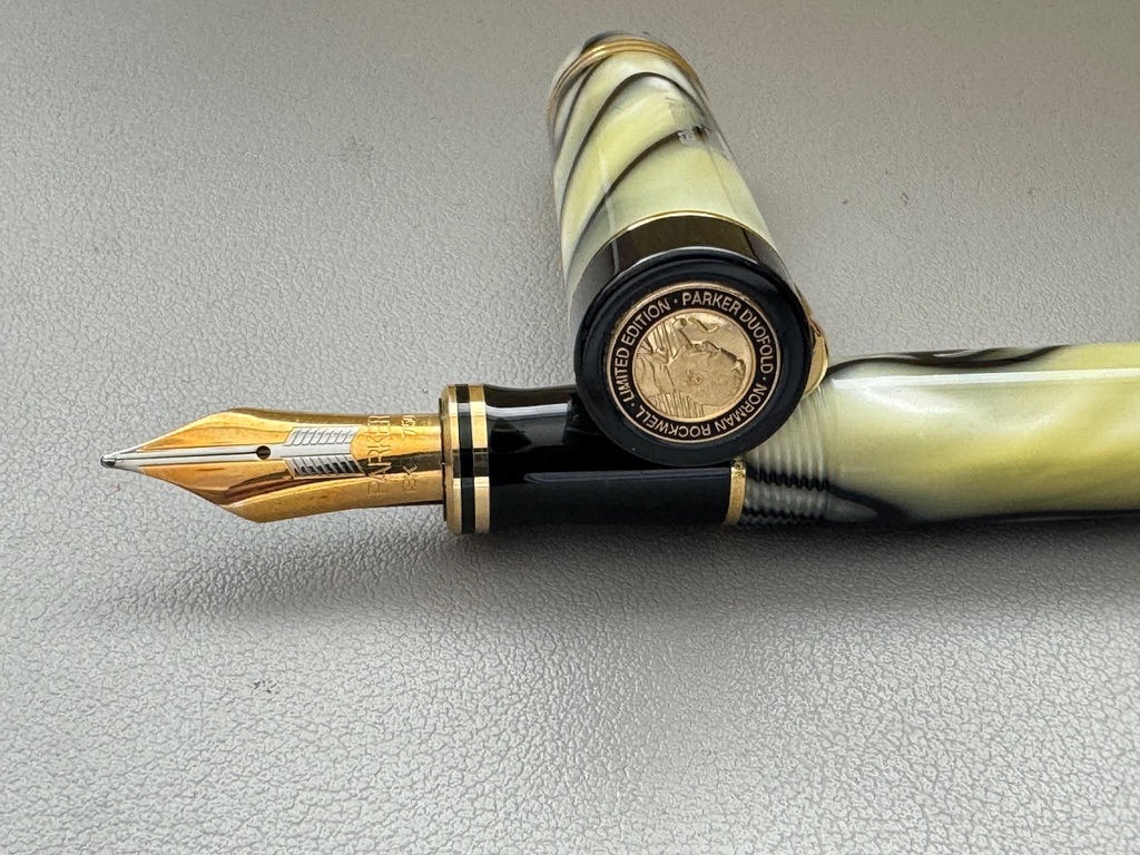 Parker Duofold Centennial Special Edition Norman Rockwell Fountain Pen | Medium Nib - Image 6