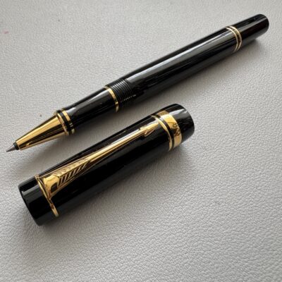 Parker Duofold International Black Rollerball Pen