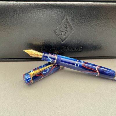 Conway Stewart Belliver Red, White and Blue Limited Edition Fountain Pen | Medium Nib